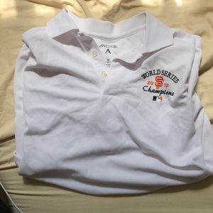 sf giants polo shirt world series